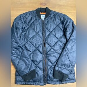 Old Navy Men's Dark Blue Quilted Puffer Jacket size S